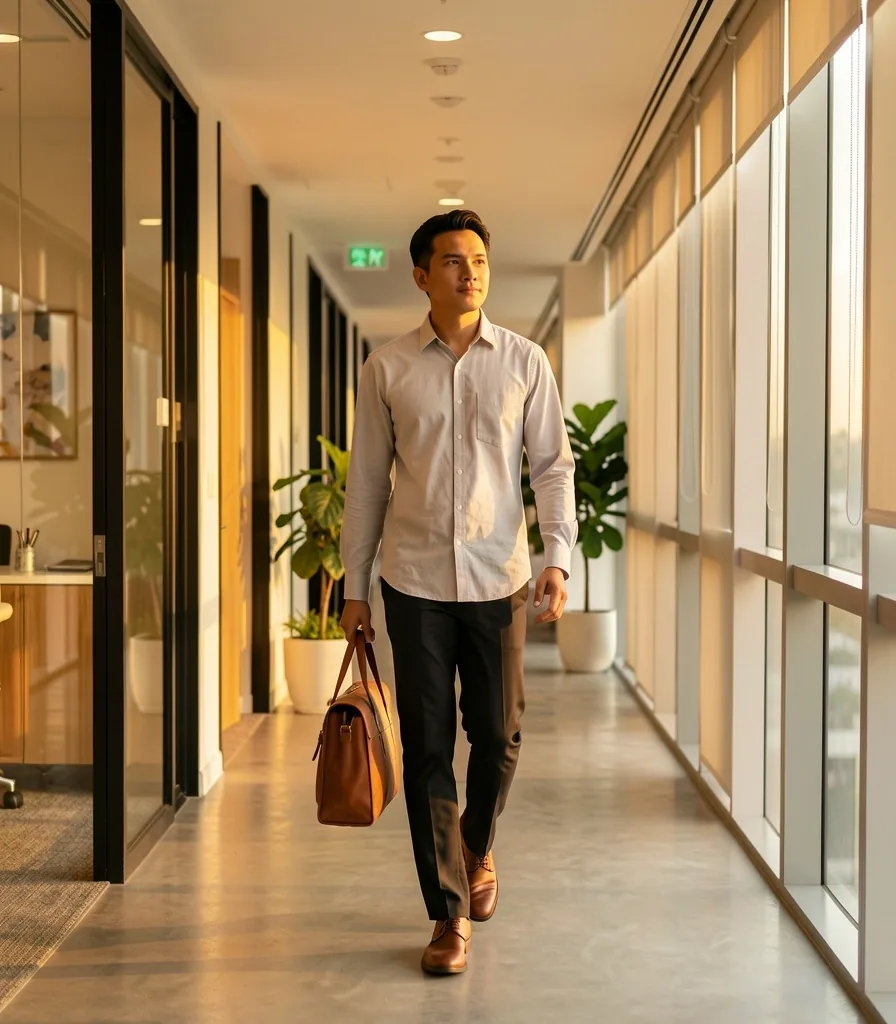 Professional man in an office setting