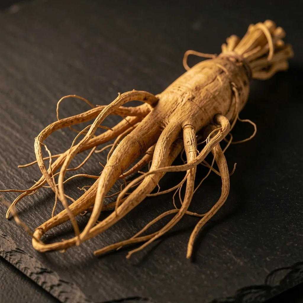 Panax Ginseng root specimen